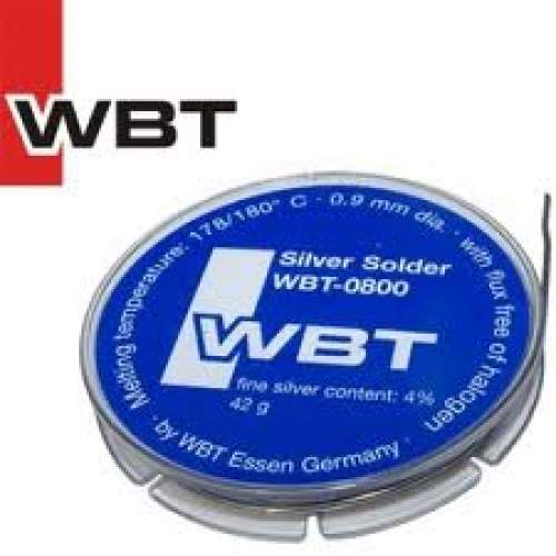 WBT-0800 silver solder, 0.9mm, roll 42 gr (10m)